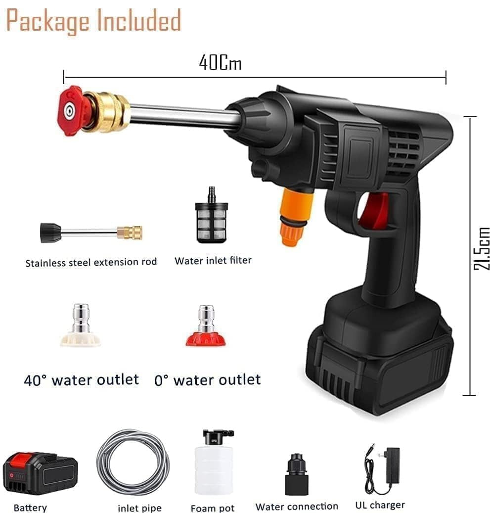 Pressure Washer For Car (Double Battery)