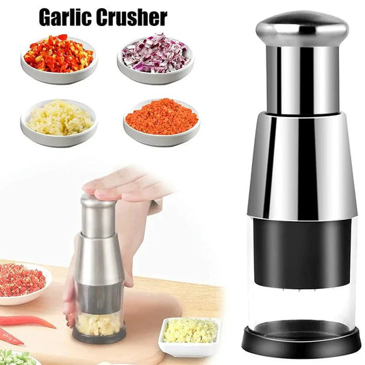 Garlic Crusher Onion Chopper Multipele Vegetables Chopper Manual Garlic Press Machine Garlic Squeezer Kitchen Gadget