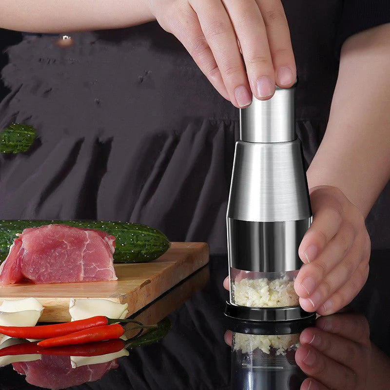 Garlic Crusher Onion Chopper Multipele Vegetables Chopper Manual Garlic Press Machine Garlic Squeezer Kitchen Gadget