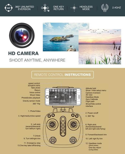 Sky LH-X25 WiFi HD Camera Drone